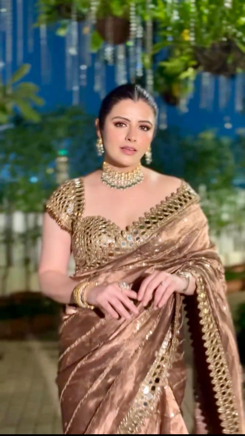 BT 413 Mustered Organza Silk Saree with Mirror Work & Embroidery Work. Introductory Price ₹1999. Delivery 4-6 Working Days. Shop now. | Sarees, Bollywood Sarees, Creative Sarees, Designer Sarees, Embroidered Sarees, Ethnic Saree, Modern Digital sarees, Party Wear Sarees