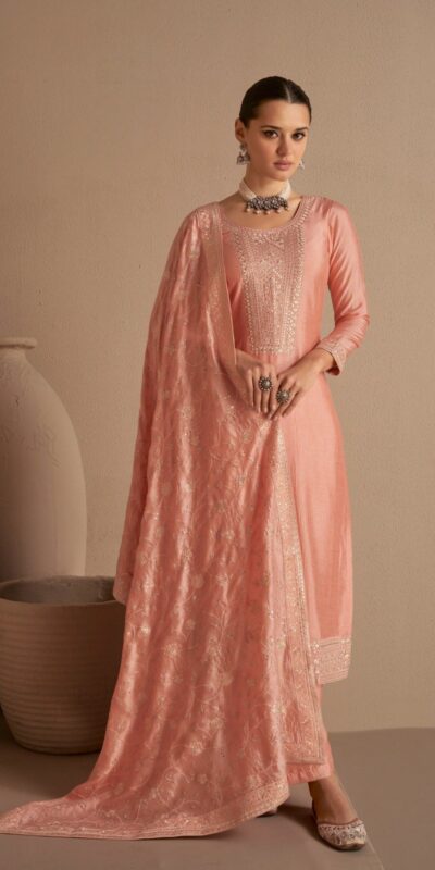 FC 9522 Peach Vichitra Salwar Suitwith Embroidery Work & Stone Work. Exclusive Offer ₹2499. Delivery 4-6 Working Days. Shop now. | Jump Suits, Tops & Bottoms, Track Suits, Salwar suit, Casual Suits, Creative suits, Designer Suits, Palazzo Suits, Party Wear Suits, Patiala Suits, Straight Suits, Trendy Wear
