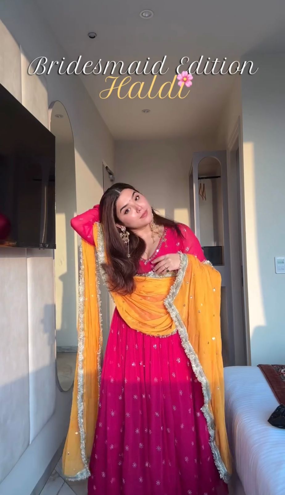 Pink Faux Georgette Embroidery Work Salwar Suit - Image 2