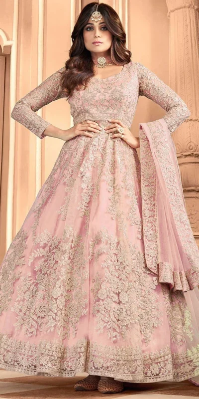 FC 8356 Pink in Color Heavy Net Embroidery Work Salwar Suit . Wedding, Party, Festive, Events, Special Price ₹3199. Delivery 4-6 Working Days. Shop now. | Jump Suits, Tops & Bottoms, Track Suits, Salwar suit, Casual Suits, Creative suits, Designer Suits, Palazzo Suits, Party Wear Suits, Patiala Suits, Straight Suits, Trendy Wear