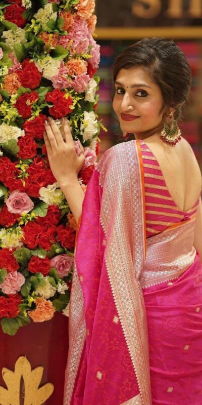 KPR 260 Pink in Color Soft Lichi SilkOn All Over Designer Work Saree . Grab it for ₹1399. Delivery 4-6 Working Days. Shop now. | Designer Sarees, Sarees, Bollywood Sarees, Creative Sarees, Embroidered Sarees, Ethnic Saree, Modern Digital sarees, Party Wear Sarees
