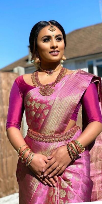 LKP 4067 Pink in Soft Lichi Silk.ace Work & Lace Border Saree Exclusive Offer ₹1299. Delivery 4-6 Working Days. Shop now. | Designer Sarees, Sarees, Bollywood Sarees, Creative Sarees, Embroidered Sarees, Ethnic Saree, Modern Digital sarees, Party Wear Sarees