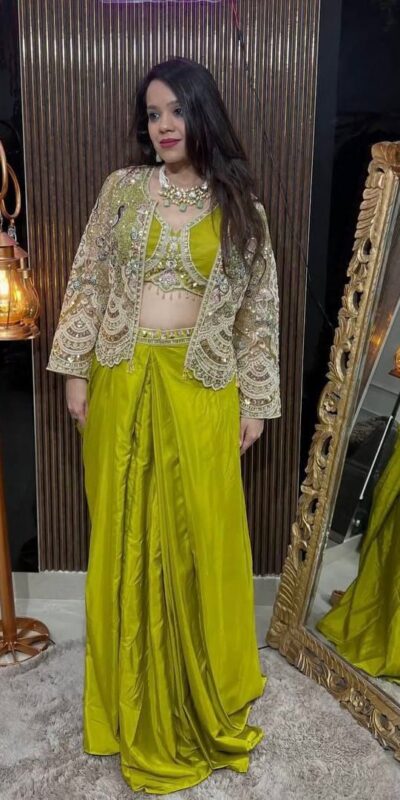 BD 1802 Pista Butterfly Net Dhoti Suit with Sequins Work & Embroidery Work. Get it for ₹2449. Delivery 4-6 Working Days. Shop now. | Jump Suits, Tops & Bottoms, Track Suits, Salwar suit, Casual Suits, Creative suits, Designer Suits, Palazzo Suits, Party Wear Suits, Patiala Suits, Straight Suits, Trendy Wear