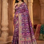 MS 546 Purple in Color Banarasi Silk Zari Work All Over Saree . Available at ₹1649 only. Delivery 4-6 Working Days. Shop now. | Designer Sarees, Embroidered Sarees, Sarees, Bollywood Sarees, Creative Sarees, Ethnic Saree, Modern Digital sarees, Party Wear Sarees