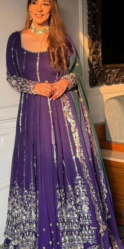 RTC 5949 Purple in Faux Georgette Lace Work & Digital Print Lehenga Choli . Grab it for ₹2449. Delivery 4-6 Working Days. Shop now. | Lehenga, Bollywood Lehenga, Creative Lehenga, Designer Lehenga, Embroidered Lehenga, Party Wear Lehenga