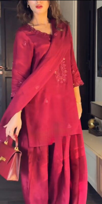 TC 5868 Red Chinon silk Salwar Suit. Perfect for Wedding, Party, Bridal Wear, Makar Sankranti, Karwa Chauth – R Affordable Price ₹1949. Delivery 4-6 Wor | Jump Suits, Tops & Bottoms, Track Suits, Salwar suit, Casual Suits, Creative suits, Designer Suits, Palazzo Suits, Party Wear Suits, Patiala Suits, Straight Suits, Trendy Wear