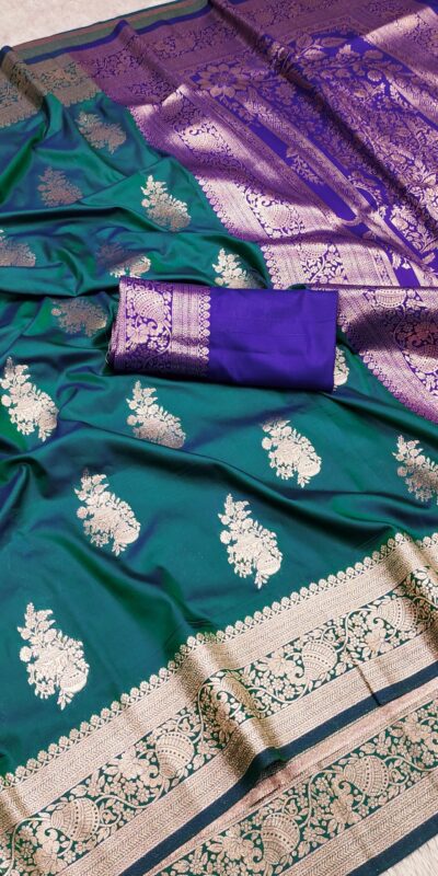 MB 1027 Teal in Banarasi Silk Zari Work & Lace Work Saree . Available at ₹1999 only. Delivery 4-6 Working Days. Shop now. | Designer Sarees, Embroidered Sarees, Sarees, Bollywood Sarees, Creative Sarees, Ethnic Saree, Modern Digital sarees, Party Wear Sarees