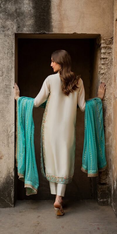 AD 220 White in Organza Silk Embroidery Work & Lace Work Salwar Suit . Grab it for ₹2449. Delivery 4-6 Working Days. Shop now. | Jump Suits, Tops & Bottoms, Track Suits, Salwar suit, Casual Suits, Creative suits, Designer Suits, Palazzo Suits, Party Wear Suits, Patiala Suits, Straight Suits, Trendy Wear