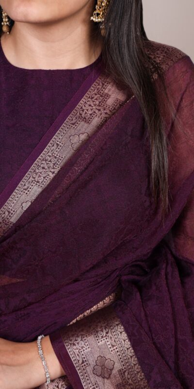 YNF 7911 Wine Poly Shimmer Saree Perfect for Wedding, Party, Ganesh Chaturthi, Bridal Wear, Temple Visit –. Available at ₹1499 only. Delivery 4-6 Workin | Designer Sarees, Sarees, Bollywood Sarees, Creative Sarees, Embroidered Sarees, Ethnic Saree, Modern Digital sarees, Party Wear Sarees