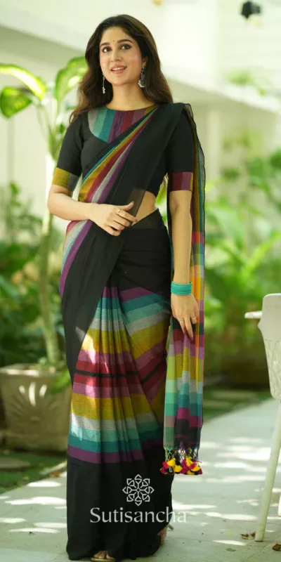 BT 422 Black Georgette With Lace Work & Lace Border Saree . Wedding, Party, Festive, Events, Exclusive Offer ₹1599. Delivery 4-6 Working Days. Shop now. | Designer Sarees, Sarees, Bollywood Sarees, Creative Sarees, Embroidered Sarees, Ethnic Saree, Modern Digital sarees, Party Wear Sarees