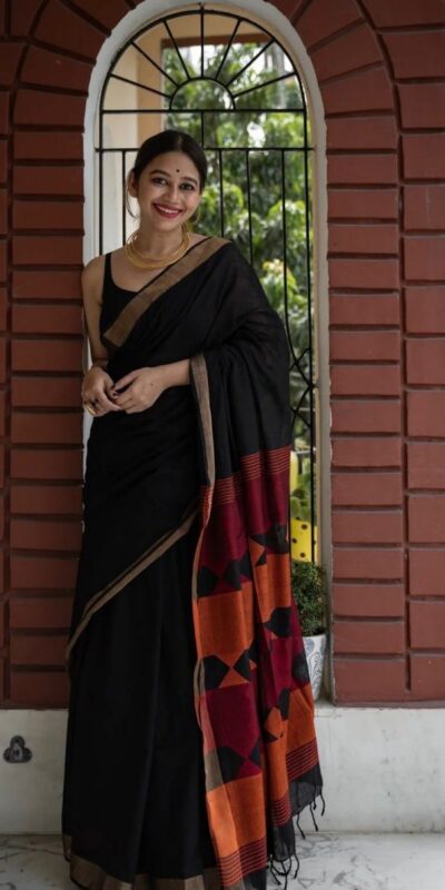 KPR 209 Black Soft Lilan Slab Saree with Lace Border & Lace Work. Now at just ₹1449. Delivery 4-6 Working Days. Shop now. | Designer Sarees, Sarees, Bollywood Sarees, Creative Sarees, Embroidered Sarees, Ethnic Saree, Modern Digital sarees, Party Wear Sarees