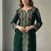BE 426 Green Color Velvet Salwar Suit with Embroidery Work. Available at ₹1799 only. Delivery 4-6 Working Days. Shop now. | Jump Suits, Tops & Bottoms, Track Suits, Salwar suit, Casual Suits, Creative suits, Designer Suits, Palazzo Suits, Party Wear Suits, Patiala Suits, Straight Suits, Trendy Wear