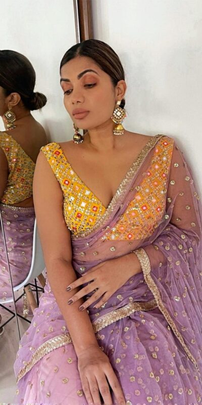 KT 224 Lavender Nylone Butterfly Net Saree with Mirror Work & Zari Work. Introductory Price ₹1699. Delivery 4-6 Working Days. Shop now. | Designer Sarees, Sarees, Bollywood Sarees, Creative Sarees, Embroidered Sarees, Ethnic Saree, Modern Digital sarees, Party Wear Sarees