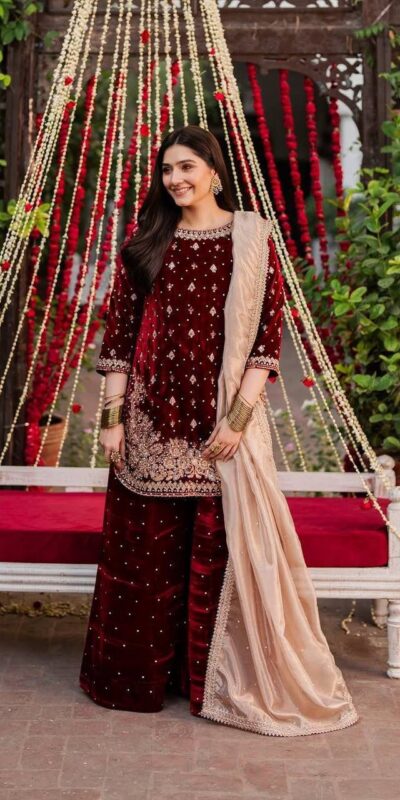 KF 1707 Maroon with Embroidery Work & Lace Work Viscose Velvet Salwar Suit . Introductory Price ₹2399. Delivery 4-6 Working Days. Shop now. | Jump Suits, Salwar suit, Casual Suits, Creative suits, Designer Suits, Palazzo Suits, Party Wear Suits, Patiala Suits, Straight Suits