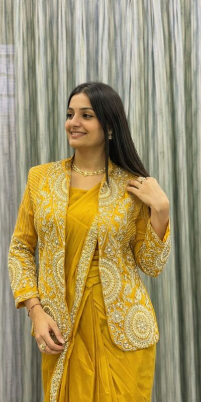 BB 49 Mustered in Rangoli Silk Embroidery Work Saree . Wedding, Party, Festive, Events, Get it for ₹2099. Delivery 4-6 Working Days. Shop now. | Designer Sarees, Sarees, Bollywood Sarees, Creative Sarees, Embroidered Sarees, Ethnic Saree, Modern Digital sarees, Party Wear Sarees