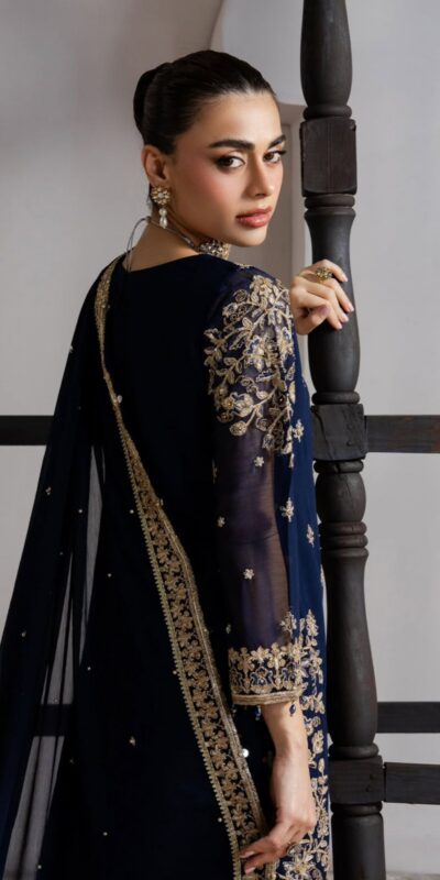 LG 2061 Navy Blue Organza Silk Salwar Suit with Embroidery Work. Exclusive Offer ₹2499. Delivery 4-6 Working Days. Shop now. | Jump Suits, Salwar suit, Casual Suits, Creative suits, Designer Suits, Palazzo Suits, Party Wear Suits, Patiala Suits, Straight Suits