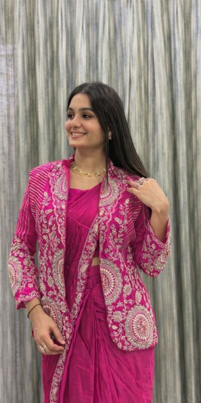 BB 49 Pink in Rangoli Silk Embroidery Work Saree . Wedding, Party, Festive, Events, Get it for ₹2099. Delivery 4-6 Working Days. Shop now. | Designer Sarees, Sarees, Bollywood Sarees, Creative Sarees, Embroidered Sarees, Ethnic Saree, Modern Digital sarees, Party Wear Sarees