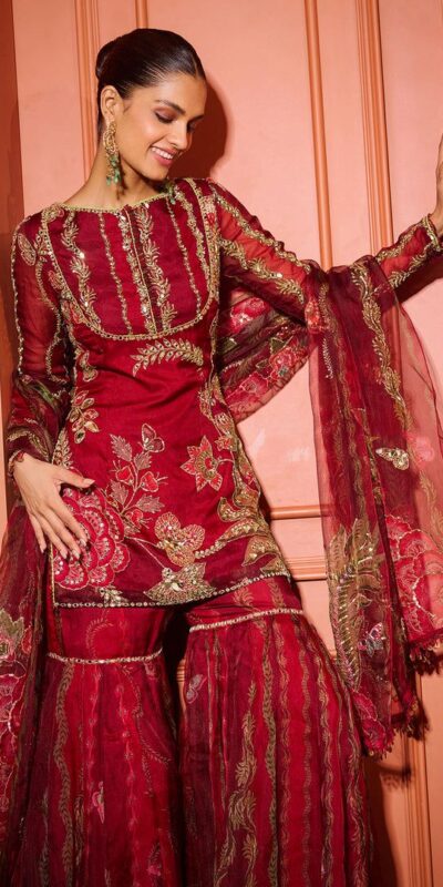 BD 1826 Red Tabby Silk Salwar Suit with Mirror Work & Sequins Work. Available at ₹2449 only. Delivery 4-6 Working Days. Shop now. | Jump Suits, Salwar suit, Casual Suits, Creative suits, Designer Suits, Palazzo Suits, Party Wear Suits, Patiala Suits, Straight Suits