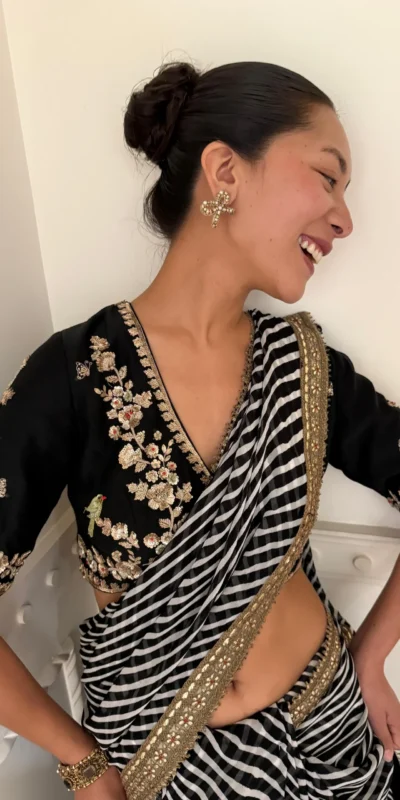 NC 5553 Black Faux Georgette Saree Perfect for Wedding, Party, Bridal Wear, Baisakhi, Raksha Bandhan –. Introductory Price ₹1899. Delivery 4-6 Workin | Designer Sarees, Sarees, Bollywood Sarees, Creative Sarees, Embroidered Sarees, Ethnic Saree, Modern Digital sarees, Party Wear Sarees