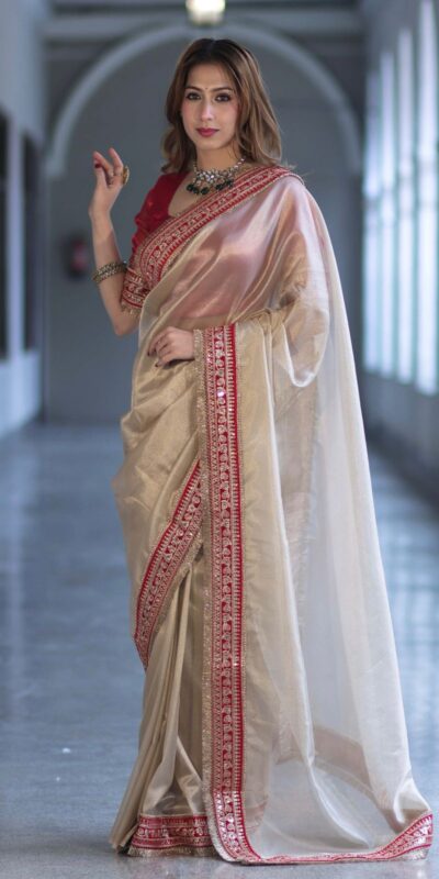 NC 5559 Cream Soft Twil Net Saree. Perfect for Wedding, Party, Onam, Family Gatherings, Mehendi – Festive Deal ₹1849. Delivery 4-6 Working Days | Designer Sarees, Sarees, Bollywood Sarees, Creative Sarees, Embroidered Sarees, Ethnic Saree, Modern Digital sarees, Party Wear Sarees