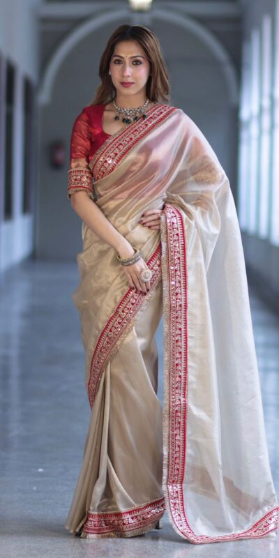NC 5559 Cream Soft Twil Net Saree. Perfect for Wedding, Party, Onam, Family Gatherings, Mehendi – Festive Deal ₹1849. Delivery 4-6 Working Days | Designer Sarees, Sarees, Bollywood Sarees, Creative Sarees, Embroidered Sarees, Ethnic Saree, Modern Digital sarees, Party Wear Sarees