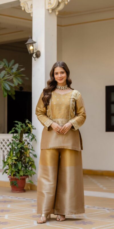 RR 42 Mustered Banarasi Viscous Salwar Suit with Embroidery Work & Bead Work. Exclusive Offer ₹2549. Delivery 4-6 Working Days. Shop now. | Jump Suits, Salwar suit, Casual Suits, Creative suits, Designer Suits, Palazzo Suits, Party Wear Suits, Patiala Suits, Straight Suits