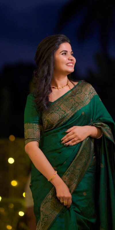 KPR 6075 Green in Color Soft Lichi Silk Lace Work & Lace Border Saree . Special Price ₹1399. Delivery 4-6 Working Days. Shop now. | Designer Sarees, Sarees, Bollywood Sarees, Creative Sarees, Embroidered Sarees, Ethnic Saree, Modern Digital sarees, Party Wear Sarees