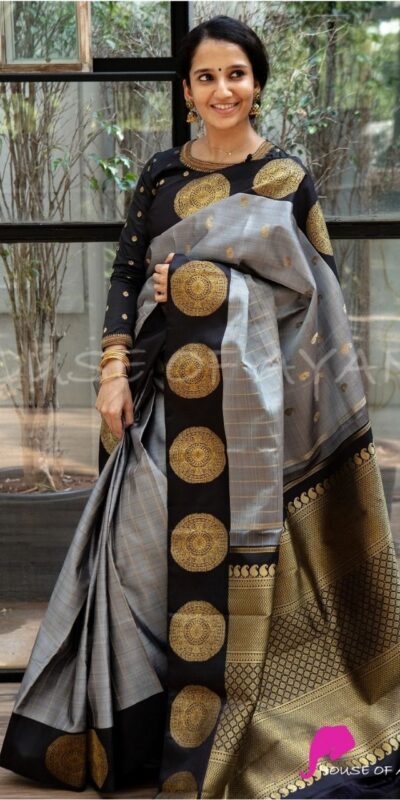KPR 080 Grey Color Soft Lichi Silk Saree with Lace Border & Lace Work. Best Price ₹1449. Delivery 4-6 Working Days. Shop now. | Designer Sarees, Sarees, Bollywood Sarees, Creative Sarees, Embroidered Sarees, Ethnic Saree, Modern Digital sarees, Party Wear Sarees