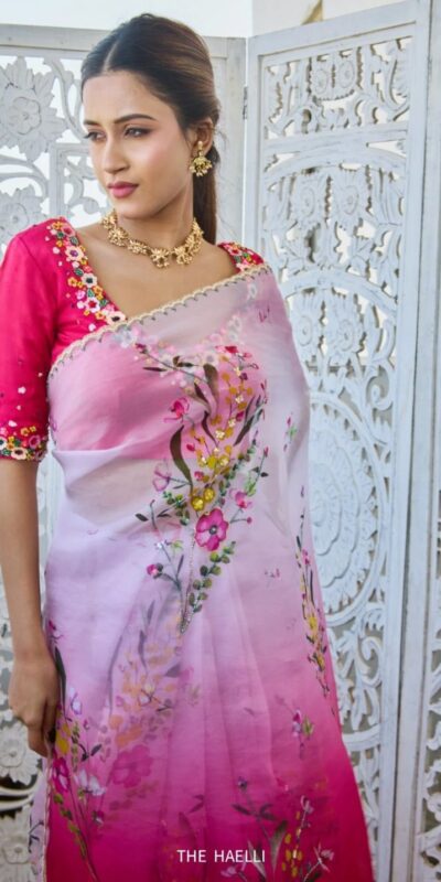 NC 5516 Pink oft Tebby Silk Saree. Perfect for Wedding, Party, Onam, Family Gatherings, Mehendi – Festive Deal ₹2499. Delivery 4-6 Working Days | Designer Sarees, Sarees, Bollywood Sarees, Creative Sarees, Embroidered Sarees, Ethnic Saree, Modern Digital sarees, Party Wear Sarees