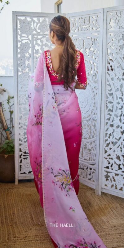 NC 5516 Pink oft Tebby Silk Saree. Perfect for Wedding, Party, Onam, Family Gatherings, Mehendi – Festive Deal ₹2499. Delivery 4-6 Working Days | Designer Sarees, Sarees, Bollywood Sarees, Creative Sarees, Embroidered Sarees, Ethnic Saree, Modern Digital sarees, Party Wear Sarees