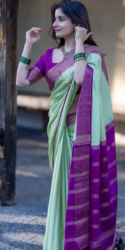 KPR 280 Pista Color Soft Lichi Silk Saree with Lace Border & Lace Work. Best Price ₹1449. Delivery 4-6 Working Days. Shop now. | Designer Sarees, Sarees, Bollywood Sarees, Creative Sarees, Embroidered Sarees, Ethnic Saree, Modern Digital sarees, Party Wear Sarees