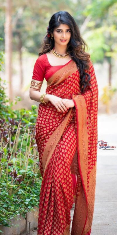 KPR 174 Red in Color Soft Lichi Silk Lace Work & Lace Border Saree . Special Price ₹1349. Delivery 4-6 Working Days. Shop now. | Designer Sarees, Sarees, Bollywood Sarees, Creative Sarees, Embroidered Sarees, Ethnic Saree, Modern Digital sarees, Party Wear Sarees