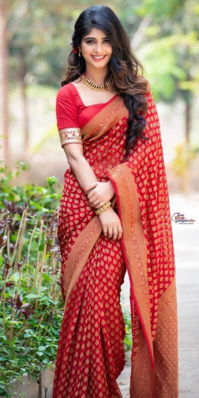 KPR 174 Red in Color Soft Lichi Silk Lace Work & Lace Border Saree . Special Price ₹1349. Delivery 4-6 Working Days. Shop now. | Designer Sarees, Sarees, Bollywood Sarees, Creative Sarees, Embroidered Sarees, Ethnic Saree, Modern Digital sarees, Party Wear Sarees
