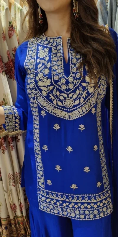 KD 1574 Royal Blue Color Faux Georgette Salwar Suit with Embroidery Work. Best Price ₹1949. Delivery 4-6 Working Days. Shop now. | Jump Suits, Salwar suit, Casual Suits, Creative suits, Designer Suits, Palazzo Suits, Party Wear Suits, Patiala Suits, Straight Suits