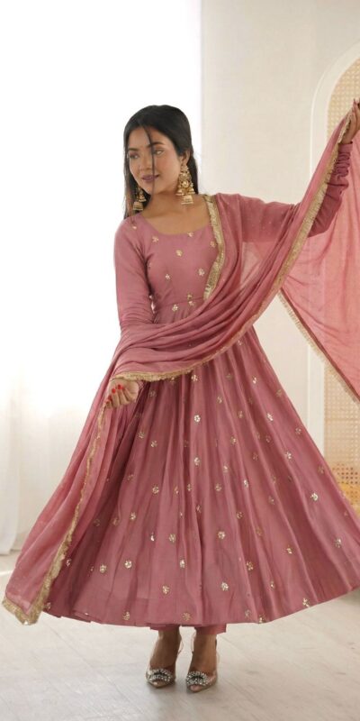 SRK 5330 Peach Color Roman Silk Salwar Suit with Embroidery Work. Available at ₹2099 only. Delivery 4-6 Working Days. Shop now. | Jump Suits, Salwar suit, Casual Suits, Creative suits, Designer Suits, Palazzo Suits, Party Wear Suits, Patiala Suits, Straight Suits