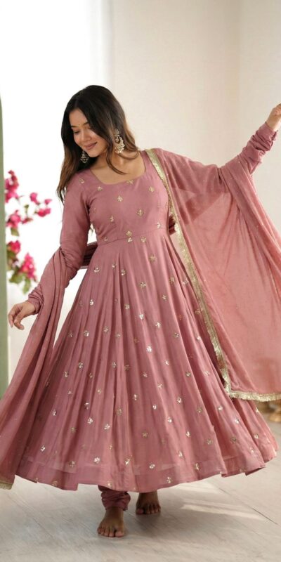 SRK 5330 Peach Color Roman Silk Salwar Suit with Embroidery Work. Available at ₹2099 only. Delivery 4-6 Working Days. Shop now. | Jump Suits, Salwar suit, Casual Suits, Creative suits, Designer Suits, Palazzo Suits, Party Wear Suits, Patiala Suits, Straight Suits