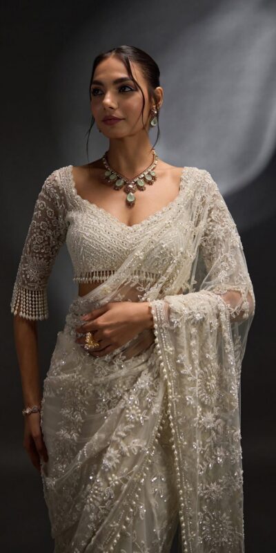 DF 3470 Silver Mono Net Saree Silver with Embroidery Work & Sequins Work. Festive Deal ₹1799. Delivery 4-6 Working Days. Shop now. | Designer Sarees, Sarees, Bollywood Sarees, Creative Sarees, Embroidered Sarees, Ethnic Saree, Modern Digital sarees, Party Wear Sarees
