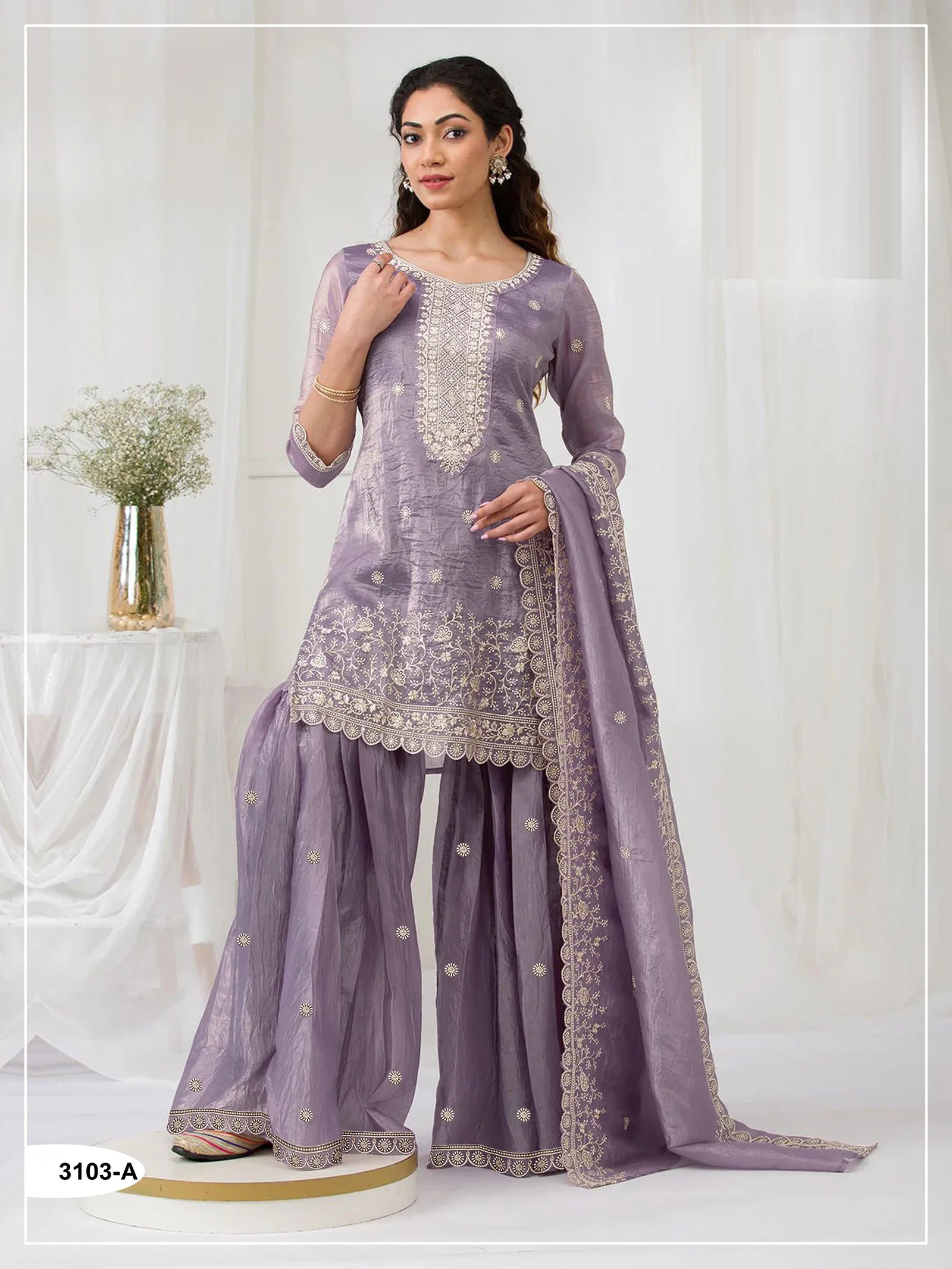 FC 3103 Lavender Fancy Gold Crush Salwar Suit Perfect for Wedding, Party, Haldi, Onam, Festival Celebrations – . Get it for ₹2549. Delivery 4-6 Work | Jump Suits, Salwar suit, Casual Suits, Creative suits, Designer Suits, Palazzo Suits, Party Wear Suits, Patiala Suits, Straight Suits