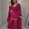 ZB 5063 Pink Fandy Silk Salwar Suit with Embroidery Work. Wedding, Party, Festive, Events Now at just ₹1949. Delivery 4-6 Working Days. Shop now. | Jump Suits, Salwar suit, Casual Suits, Creative suits, Designer Suits, Palazzo Suits, Party Wear Suits, Patiala Suits, Straight Suits