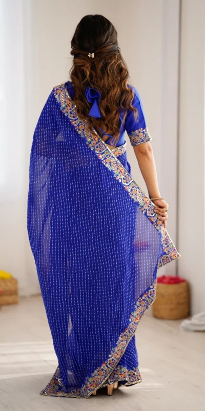 SP 79 Blue Faux Georgette Saree Perfect for Wedding, Party, Lohri, Engagement, Baby Shower – . Now at just ₹1999. Delivery 4-6 Working Days. Shop now | Designer Sarees, Modern Digital sarees, Sarees, Bollywood Sarees, Creative Sarees, Embroidered Sarees, Ethnic Saree, Party Wear Sarees
