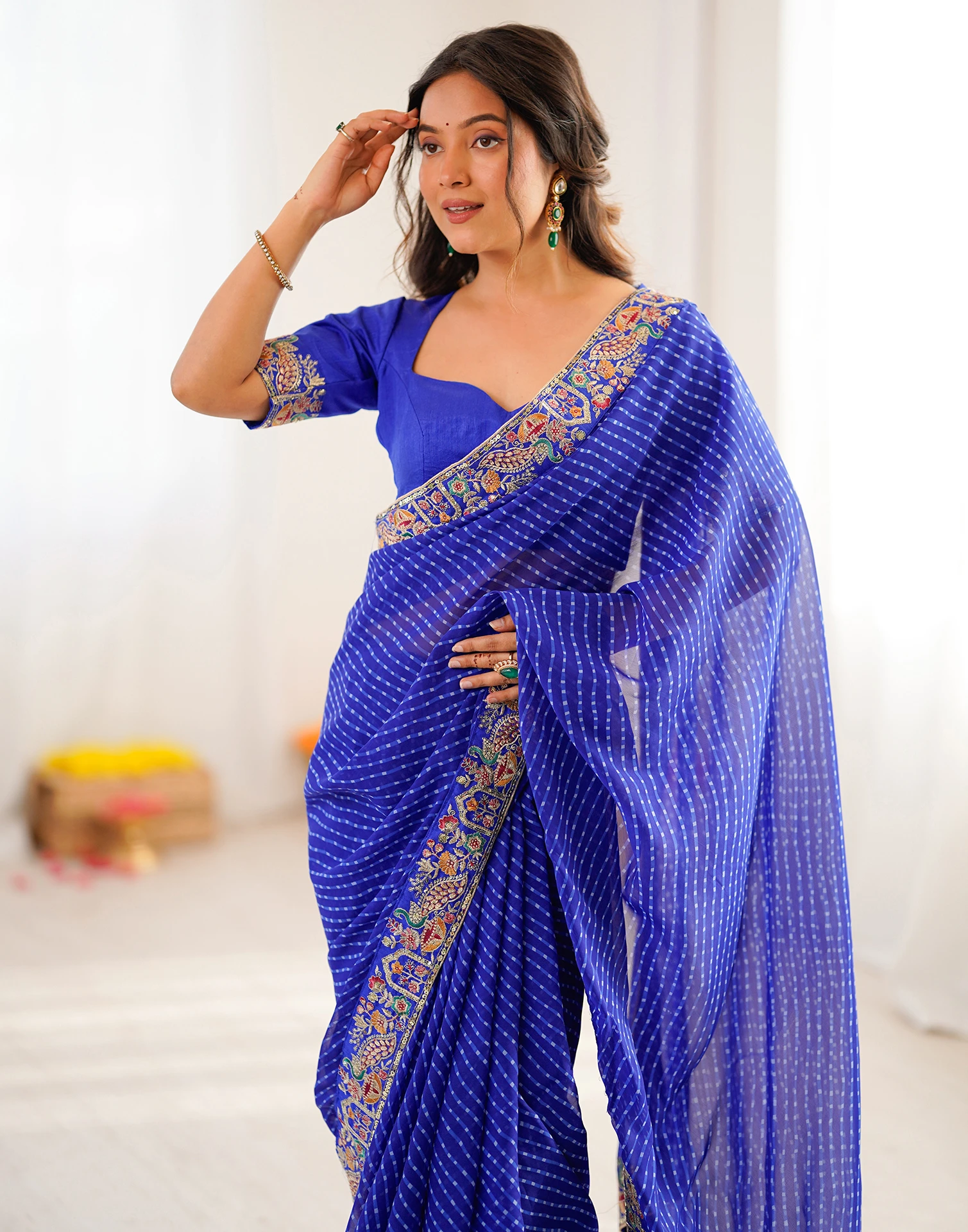 SP 79 Blue Faux Georgette Saree Perfect for Wedding, Party, Lohri, Engagement, Baby Shower – . Now at just ₹1999. Delivery 4-6 Working Days. Shop now | Designer Sarees, Modern Digital sarees, Sarees, Bollywood Sarees, Creative Sarees, Embroidered Sarees, Ethnic Saree, Party Wear Sarees
