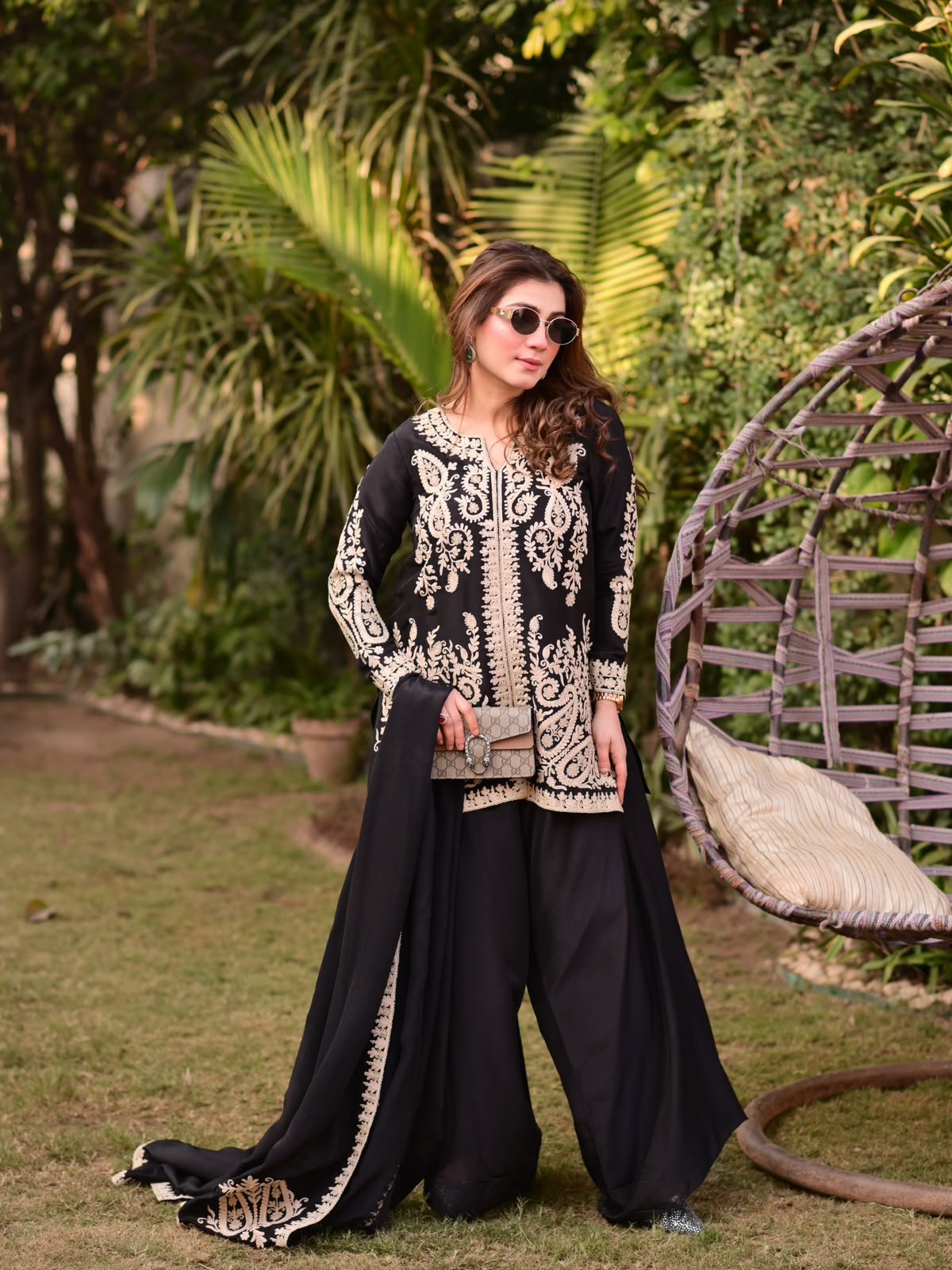 KD 1631 Black Black Faux Georgette Salwar Suit with Embroidery Work. Get it for ₹2099. Delivery 4-6 Working Days. Shop now. | Jump Suits, Salwar suit, Casual Suits, Creative suits, Designer Suits, Palazzo Suits, Party Wear Suits, Patiala Suits, Straight Suits