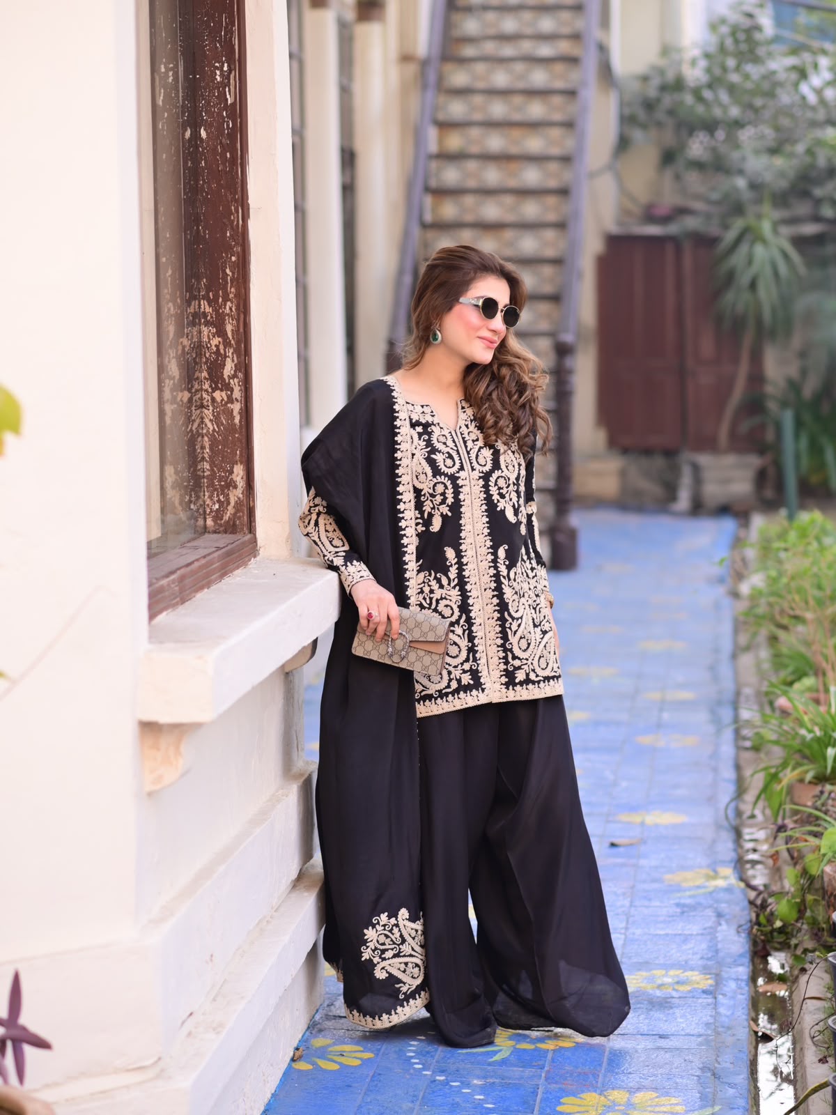 KD 1631 Black Black Faux Georgette Salwar Suit with Embroidery Work. Get it for ₹2099. Delivery 4-6 Working Days. Shop now. | Jump Suits, Salwar suit, Casual Suits, Creative suits, Designer Suits, Palazzo Suits, Party Wear Suits, Patiala Suits, Straight Suits