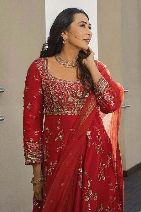 SSR 545 Red in Red Georgette Embroidery Work & Sequins Work Gown . Festive Deal ₹2149. Delivery 4-6 Working Days. Shop now. | Gowns, Bollywood Gowns, Creative Gowns, Designer Gowns, Embroidered Gowns, Party Wear Gowns