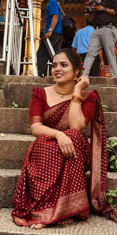 KPR 264 Maroon Soft Lichi Silk Saree with Lace Work & Lace Border. Introductory Price ₹1349. Delivery 4-6 Working Days. Shop now. | Designer Sarees, Modern Digital sarees, Sarees, Bollywood Sarees, Creative Sarees, Embroidered Sarees, Ethnic Saree, Party Wear Sarees