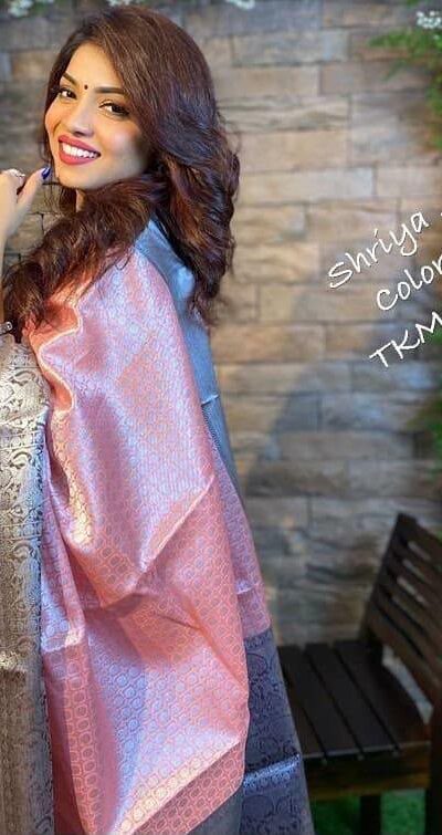 KPR 051 Pink Soft Lichi Silk Saree with Lace Work & Lace Border. Introductory Price ₹1449. Delivery 4-6 Working Days. Shop now. | Designer Sarees, Modern Digital sarees, Sarees, Bollywood Sarees, Creative Sarees, Embroidered Sarees, Ethnic Saree, Party Wear Sarees