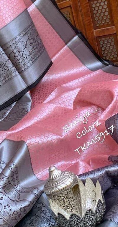 KPR 051 Pink Soft Lichi Silk Saree with Lace Work & Lace Border. Introductory Price ₹1449. Delivery 4-6 Working Days. Shop now. | Designer Sarees, Modern Digital sarees, Sarees, Bollywood Sarees, Creative Sarees, Embroidered Sarees, Ethnic Saree, Party Wear Sarees