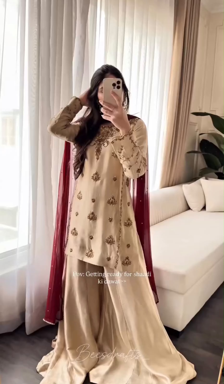 WW 1272 Cream Pure Natural Crep Salwar Suit with Moti Work & Embroidery Work. Affordable Price ₹1949. Delivery 4-6 Working Days. Shop now. | Jump Suits, Salwar suit, Casual Suits, Creative suits, Designer Suits, Palazzo Suits, Party Wear Suits, Patiala Suits, Straight Suits