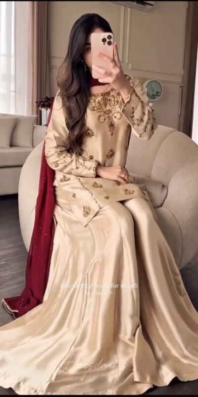 WW 1272 Cream Pure Natural Crep Salwar Suit with Moti Work & Embroidery Work. Affordable Price ₹1949. Delivery 4-6 Working Days. Shop now. | Jump Suits, Salwar suit, Casual Suits, Creative suits, Designer Suits, Palazzo Suits, Party Wear Suits, Patiala Suits, Straight Suits