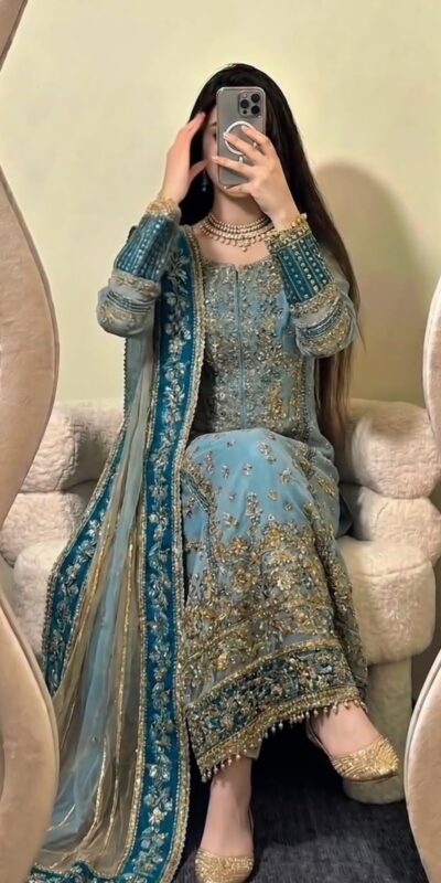 ZSR 3175 Blue Fox Georgette Salwar Suit with Embroidery Work & Sequins Work. Grab it for ₹2399. Delivery 4-6 Working Days. Shop now. | Jump Suits, Salwar suit, Casual Suits, Creative suits, Designer Suits, Palazzo Suits, Party Wear Suits, Patiala Suits, Straight Suits